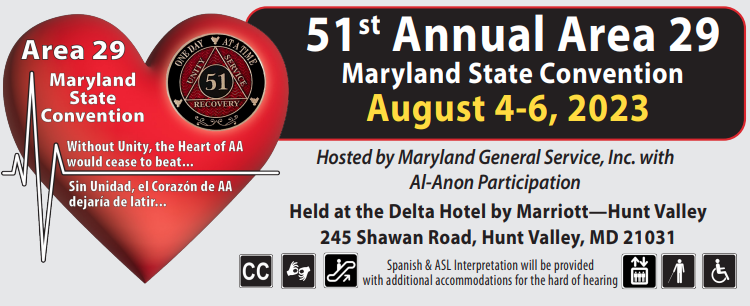 Maryland State AA Convention with Al-Anon Participation