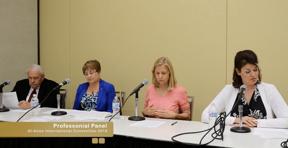 professional panel at al-anon international convention
